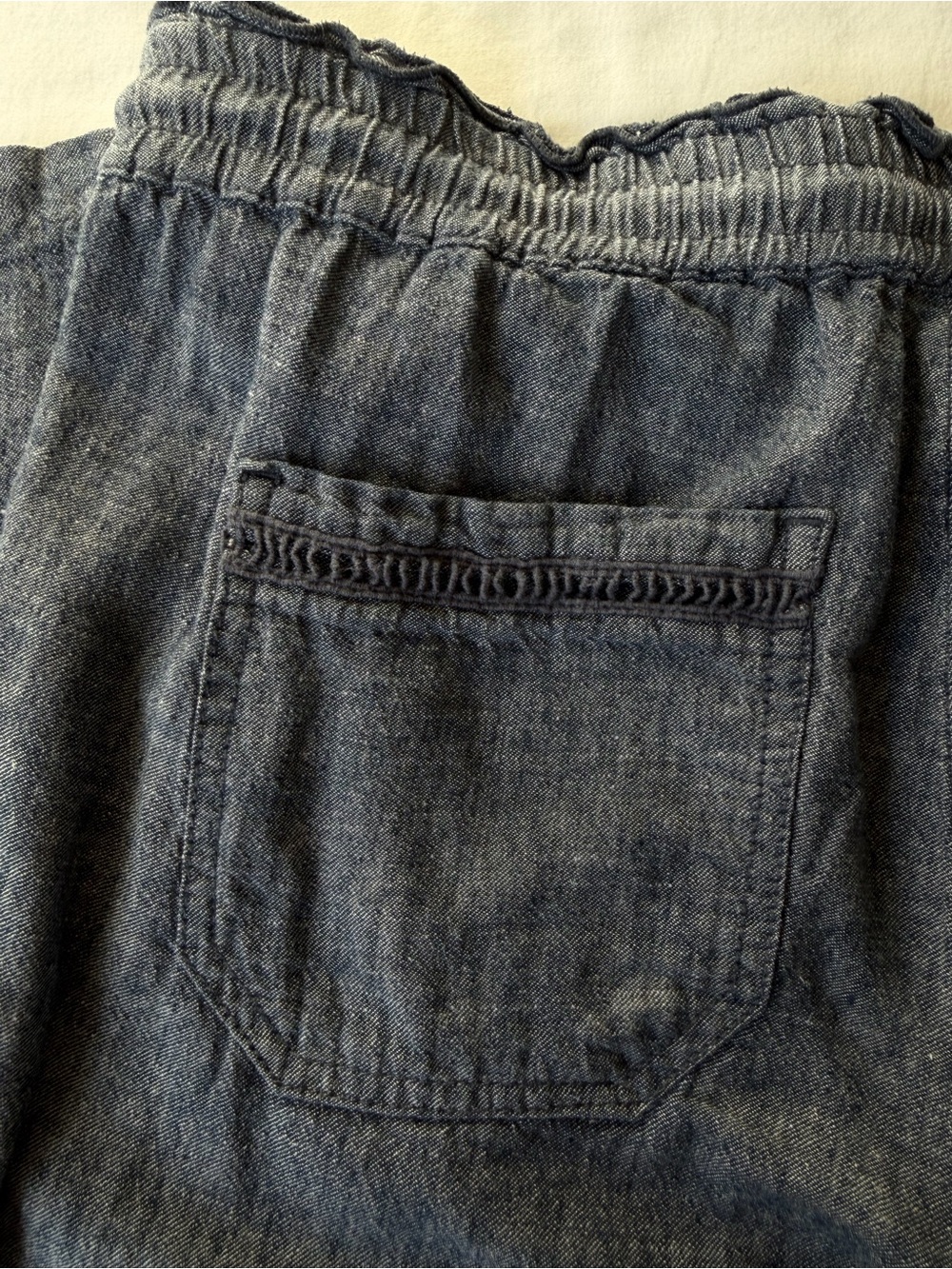 Rewind Denim Colored Linen Pants w/ Drawstring Women’s Size Small - Picture 5 of 11